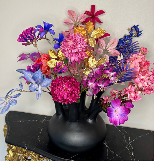 Zijden boeket bont xl