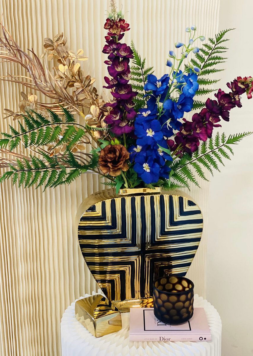 Goud zwart pot