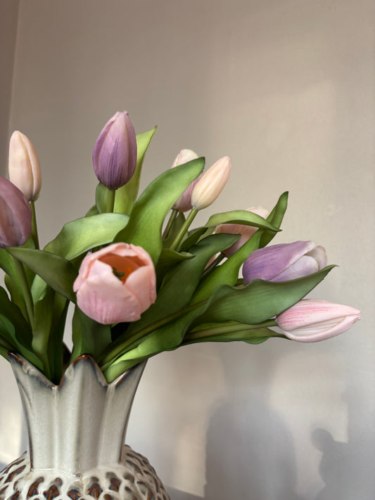 Tulpen pastel bosje 6 stuks