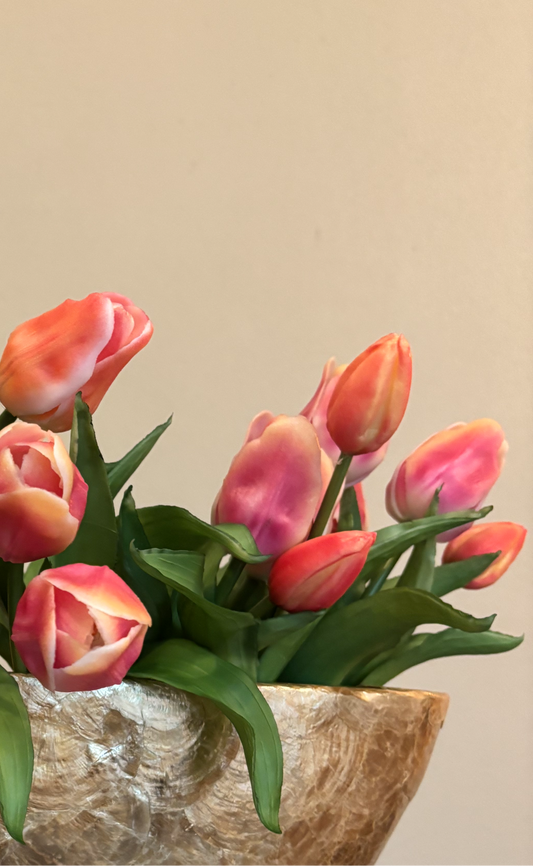 Tulpen roze oranje