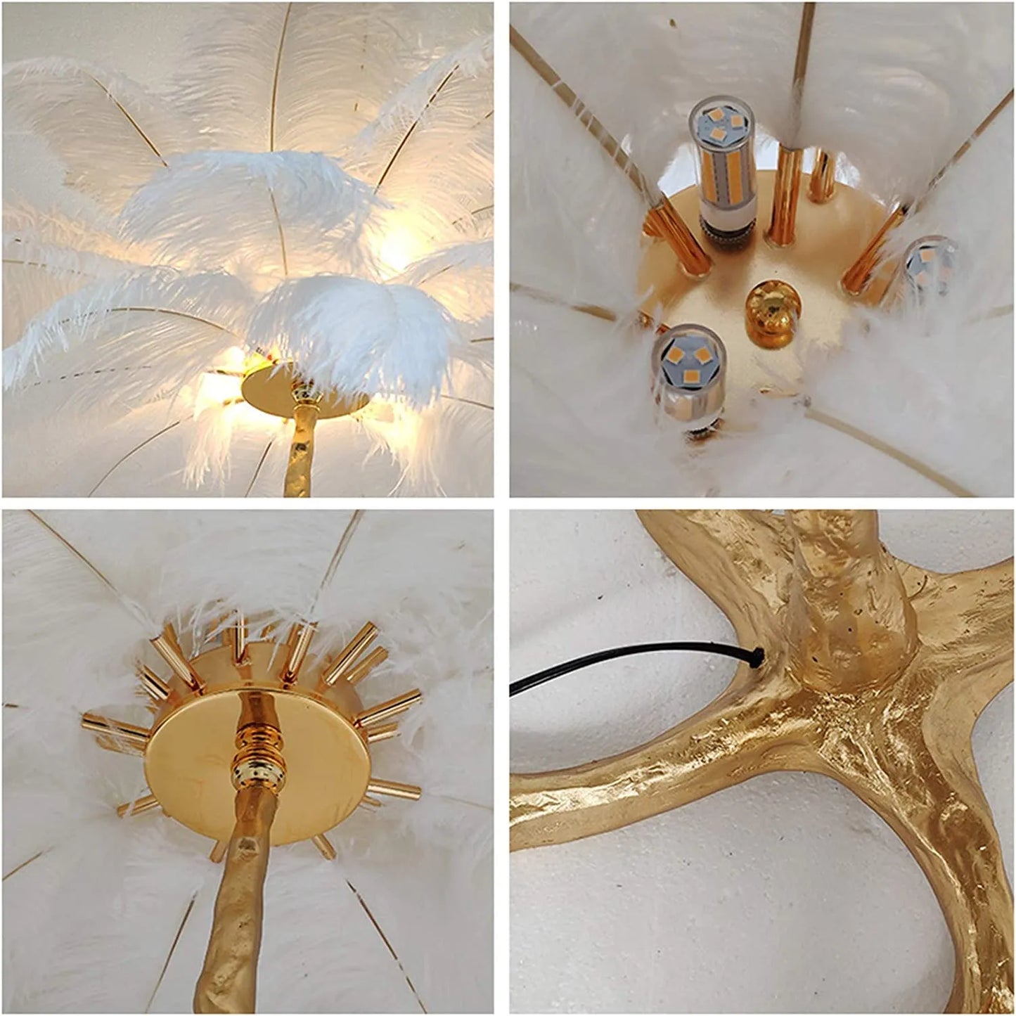 Feather lamp