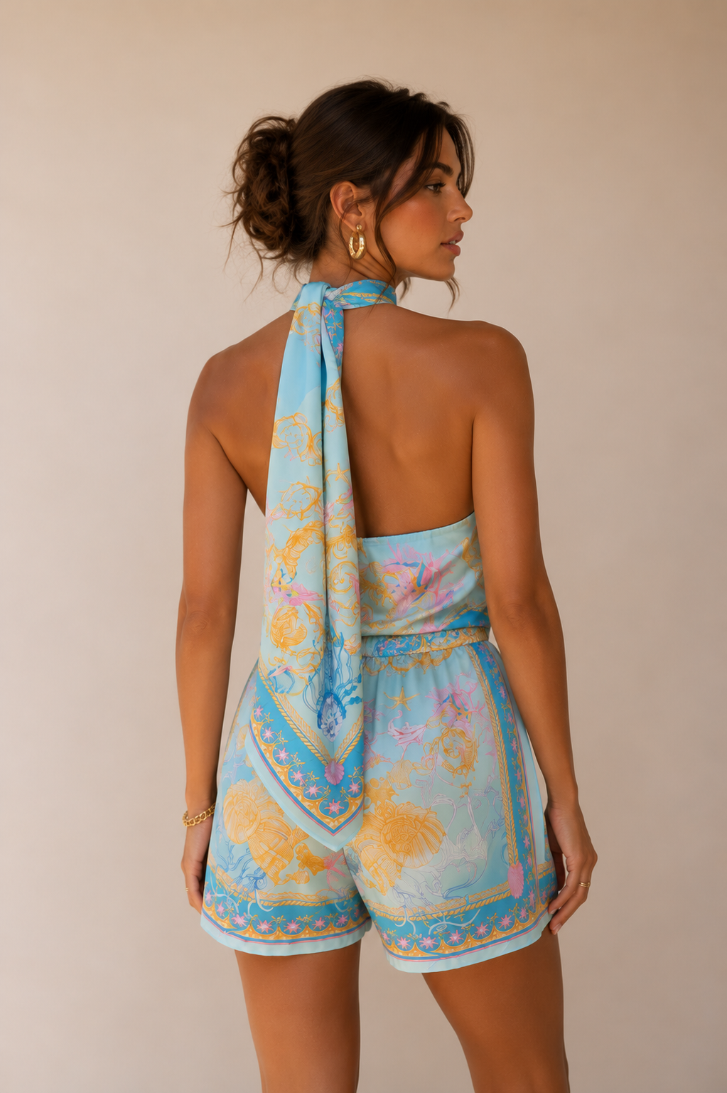 Two piece set blauw