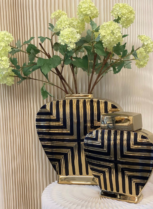 Goud zwart pot