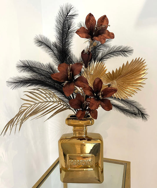 Parfum vaas met boeket