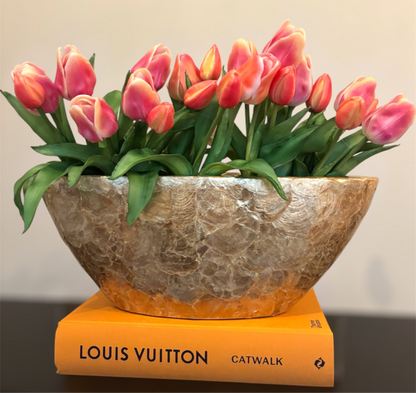 Pot schelpen goud