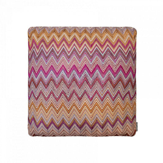 Zigzag kussen roze