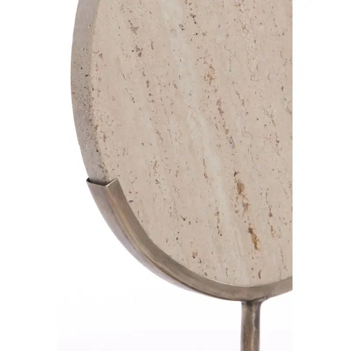 Ornament op voet 35x10x51,5 cm MORENO zand travertin – Light & Living