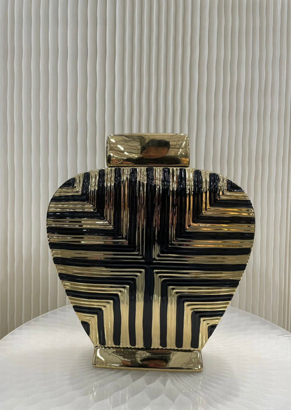 Goud zwart pot