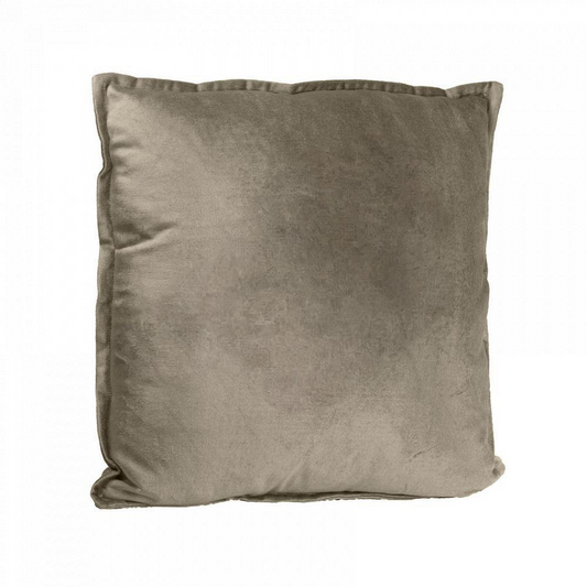 Kussen velours taupe