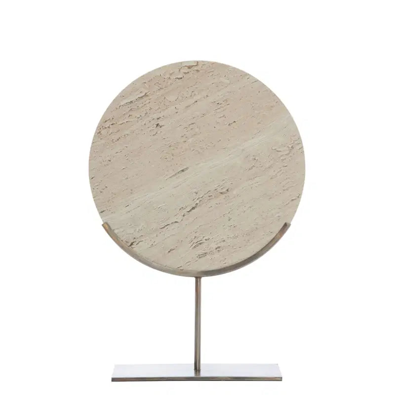 Ornament op voet 35x10x51,5 cm MORENO zand travertin – Light & Living
