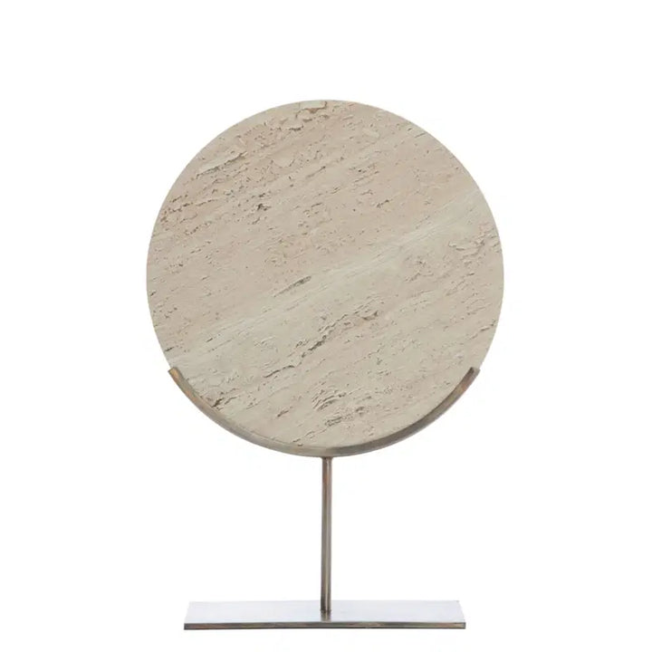 Ornament op voet 35x10x51,5 cm MORENO zand travertin – Light & Living