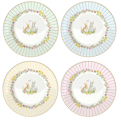 4 dessert plates set HAPPY EASTER