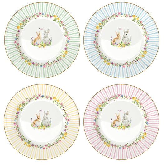 4 dessert plates set HAPPY EASTER