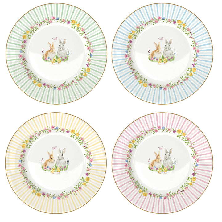 4 dessert plates set HAPPY EASTER