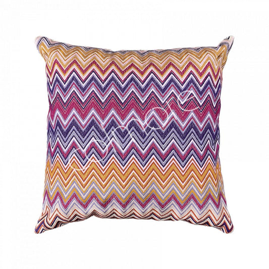 Zigzag kussen paars