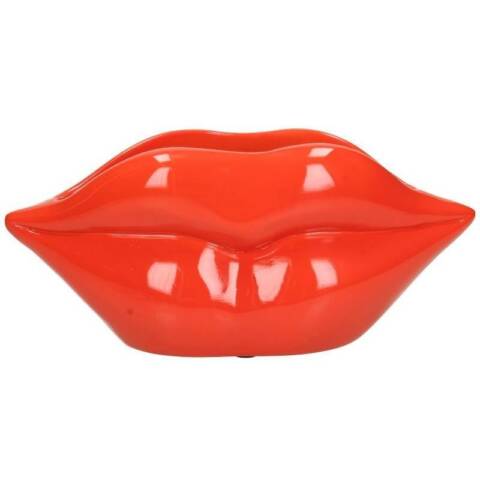 Rode lip vaas