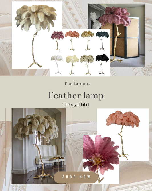 Feather lamp