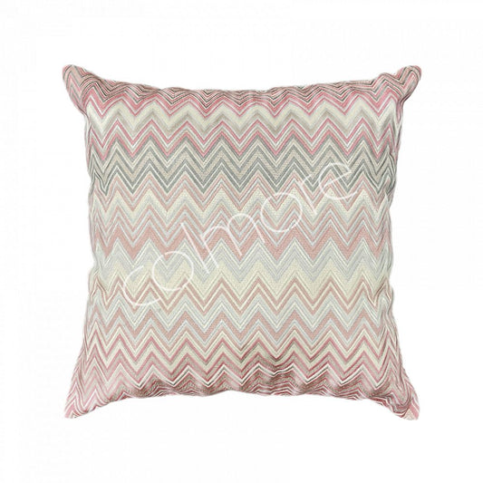Zigzag kussen pastel